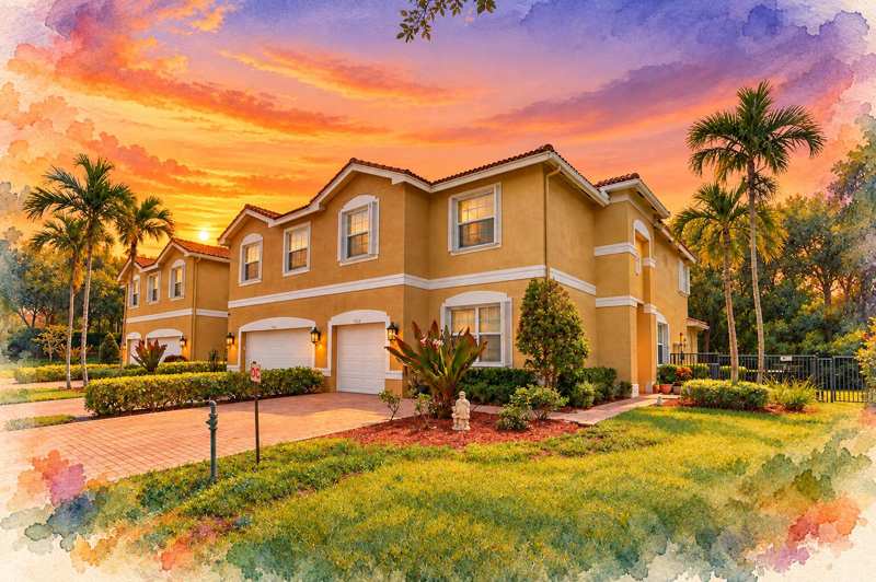 3 bedroom Townhouse at 7530 Spatterdock Drive, Mini Assemblage Pud, Boynton Beach — photo 1