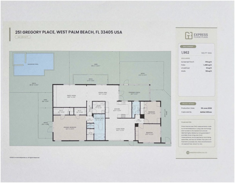 3 bedroom Single Family Residence at 251 Gregory Place, Lewis Shore Estates 1, West Palm Beach — photo 3