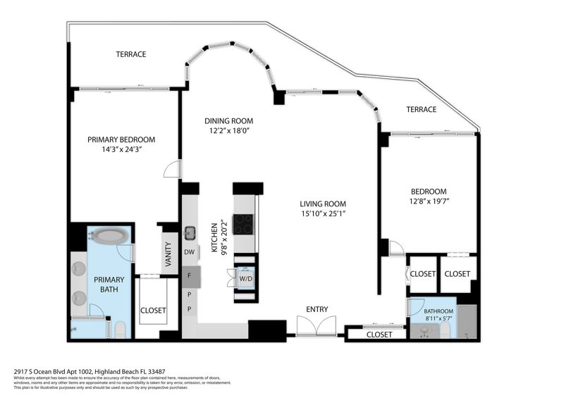 2 bedroom Condominium at 2917 S Ocean Boulevard #1002, Trafalgar Of Highland Beach, Highland Beach — photo 2