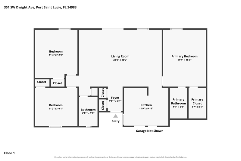 3 bedroom Single Family Residence at 351 SW Dwight Avenue, Port St Lucie Section 4, Port St. Lucie — photo 2