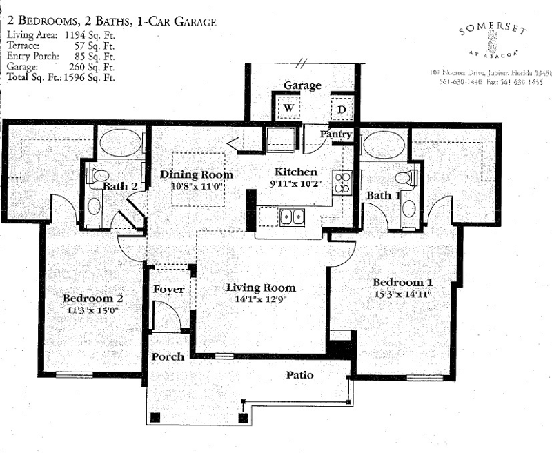 2 bedroom Condominium at 155 Galicia Way #102, Somerset At Abacoa Condo, Jupiter — photo 2