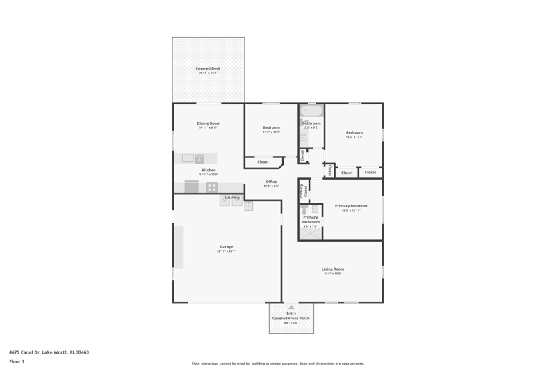 3 bedroom Single Family Residence at 4675 Canal Drive, Biltmore Terrace, Lake Worth — photo 2