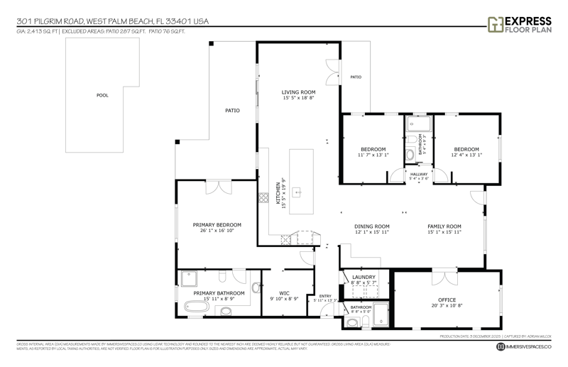 4 bedroom Single Family Residence at 301 Pilgrim Road, Belair Wpb, West Palm Beach — photo 3