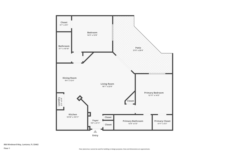2 bedroom Condominium at 806 E Windward Way #108, Moorings, Lantana — photo 3