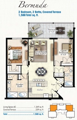 2 bedroom Condominium at 822 Bay Colony Drive, Juno Bay Colony Condo, Juno Beach — photo 2