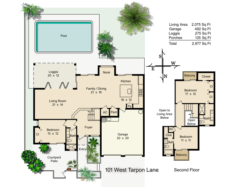 3 bedroom Single Family Residence at 101 W Tarpon Lane, Ocean Walk, Jupiter — photo 2