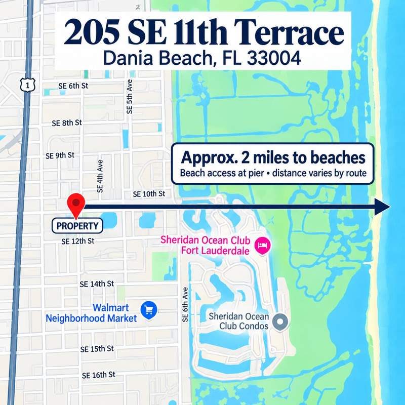 2 bedroom Condominium at 205 SE 11th Terrace, Meadowbrook Lakes Condo, Dania Beach — photo 2