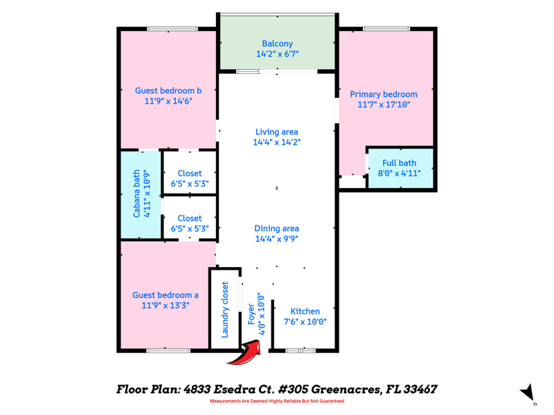 3 bedroom Condominium at 4833 Esedra Court, Fountains Of Palm Beach Condo 4, Greenacres — photo 2