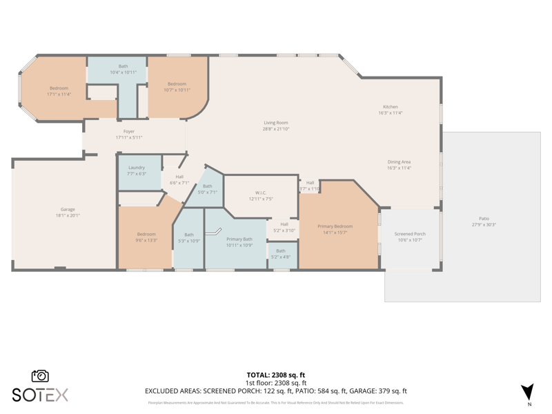 4 bedroom Single Family Residence at 3517 Collonade Drive, Versailles, Wellington — photo 2