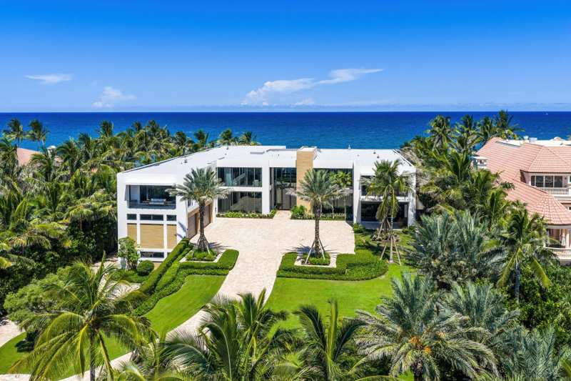 8 bedroom Single Family Residence at 1260 S Ocean Boulevard, Hypoluxo Beach Map, Manalapan — photo 1
