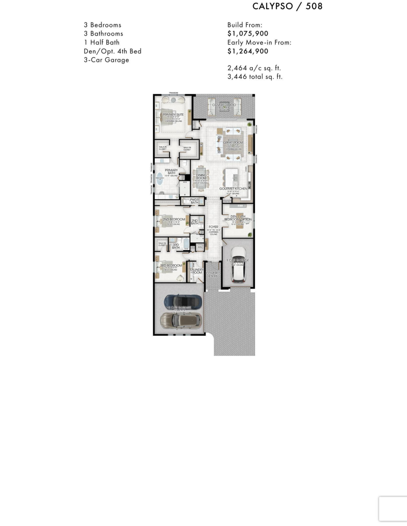 3 bedroom Single Family Residence at 12867 Soaring View, Avenir Pod, Palm Beach Gardens — photo 2