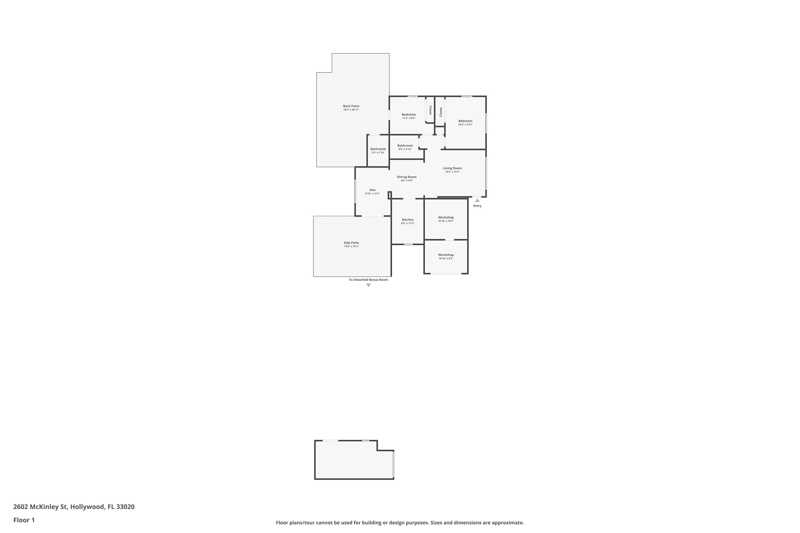 2 bedroom Single Family Residence at 2602 McKinley Street, Oak Ridge Park, Hollywood — photo 3