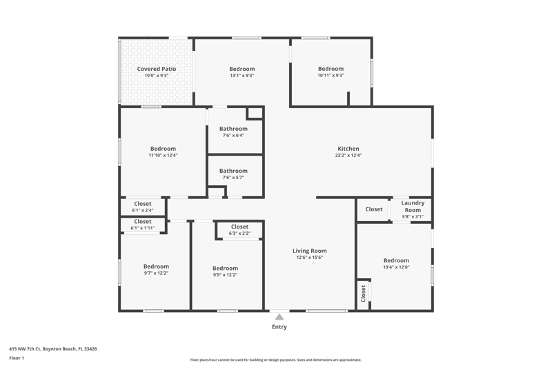 4 bedroom Single Family Residence at 415 NW 7th Court, Deierl Park, Boynton Beach — photo 2