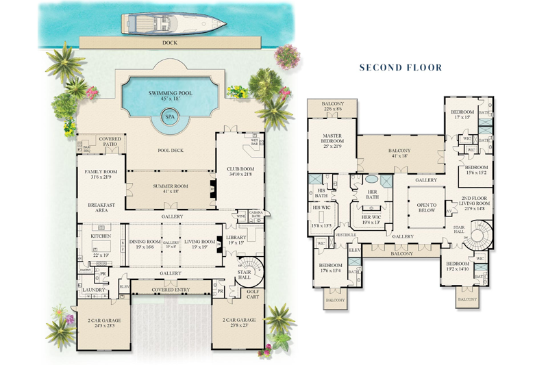 5 bedroom Single Family Residence at 510 E Alexander Palm Road, Royal Palm Yacht & Country Club, Boca Raton — photo 2