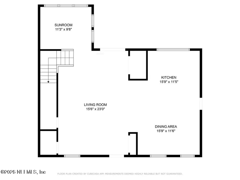 3 bedroom Single Family Residence at 427 N 6th Street, Atlantic Park, Jacksonville Beach — photo 3