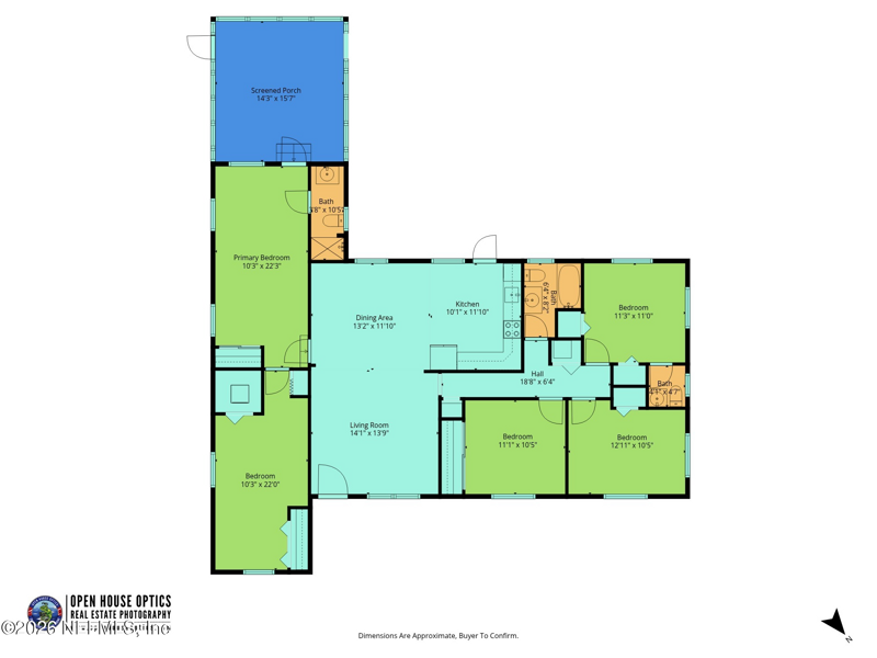 4 bedroom Single Family Residence at 6258 Alexon Drive, Oak Hill, Jacksonville — photo 3