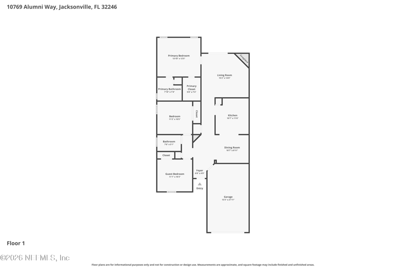 3 bedroom Single Family Residence at 10769 Alumni Way, Woodland Station, Jacksonville — photo 2
