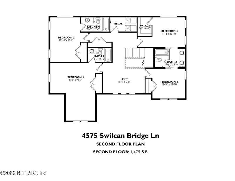 5 bedroom Single Family Residence at 4575 Swilcan Bridge Lane, Glen Kernan, Jacksonville — photo 5