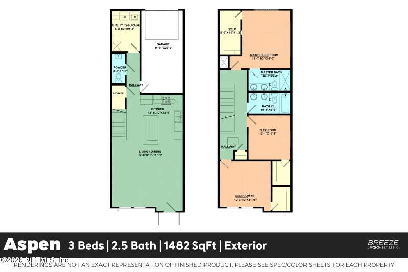 2 bedroom Townhouse at 3476 Pottsburg Village Lane #Lot 2, Parental Home, Jacksonville — photo 3