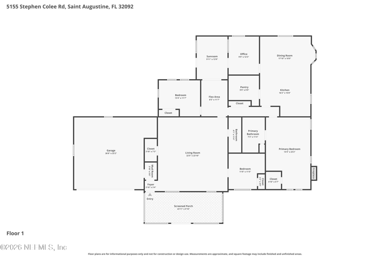 3 bedroom Single Family Residence at 5155 Stephen Colee Road, Metes & Bounds, St. Augustine — photo 2