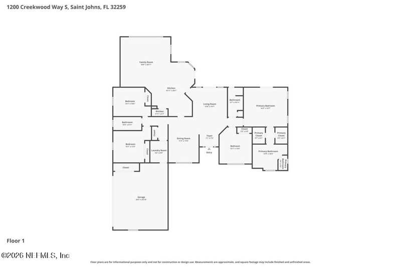 4 bedroom Single Family Residence at 1200 Creekwood Way, Gates Of Cunningham, Jacksonville — photo 2