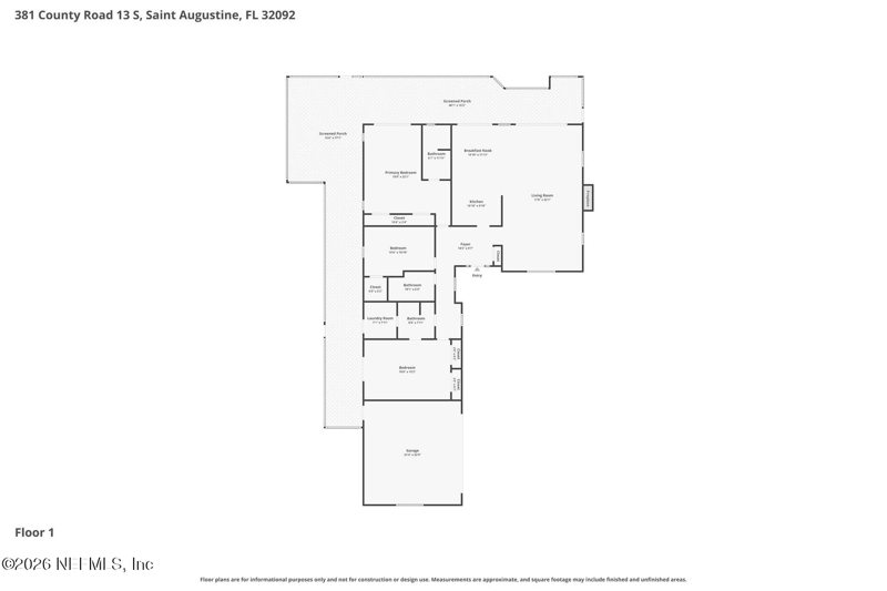 3 bedroom Single Family Residence at 381 County Road 13, Riverdale, St. Augustine — photo 2