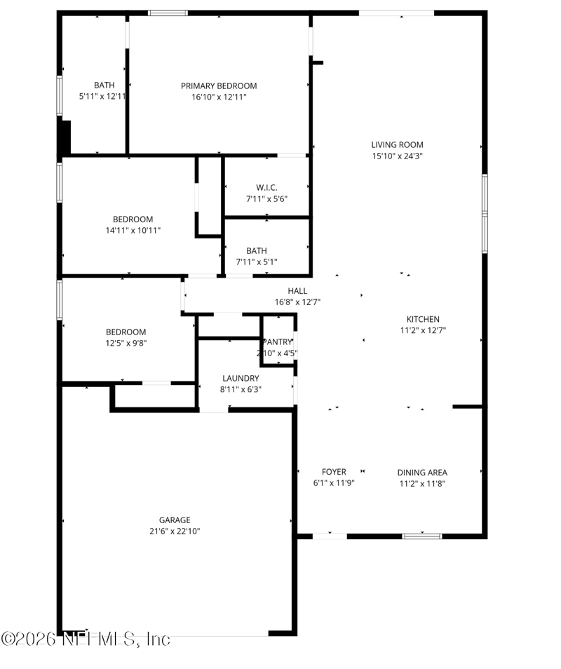 3 bedroom Single Family Residence at 6912 Myrtle Oak Road, Villages Of Westport, Jacksonville — photo 2