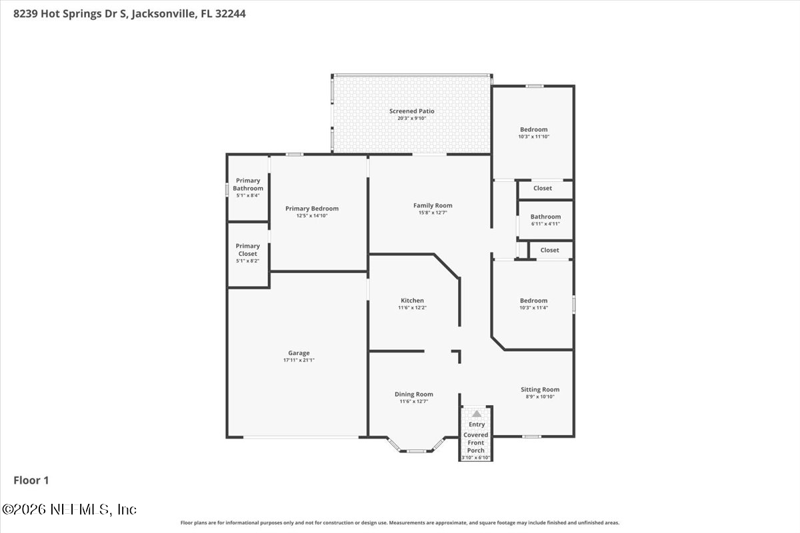 3 bedroom Single Family Residence at 8239 Hot Springs Drive, Mcgirts Creek, Jacksonville — photo 2