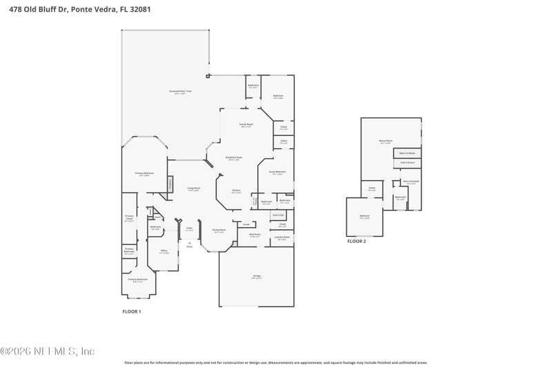 4 bedroom Single Family Residence at 478 Old Bluff Drive, Coastal Oaks At Nocatee, Ponte Vedra — photo 2