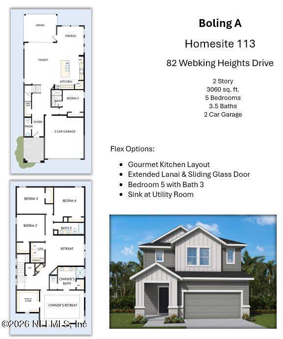 5 bedroom Single Family Residence at 82 Webking Heights Drive, Evergreen Island at Silverleaf, St. Augustine — photo 2