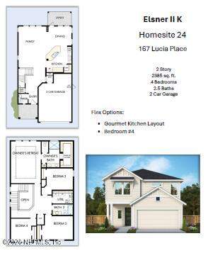 4 bedroom Single Family Residence at 167 Lucia Place, Evergreen Island at Silverleaf, St. Augustine — photo 2