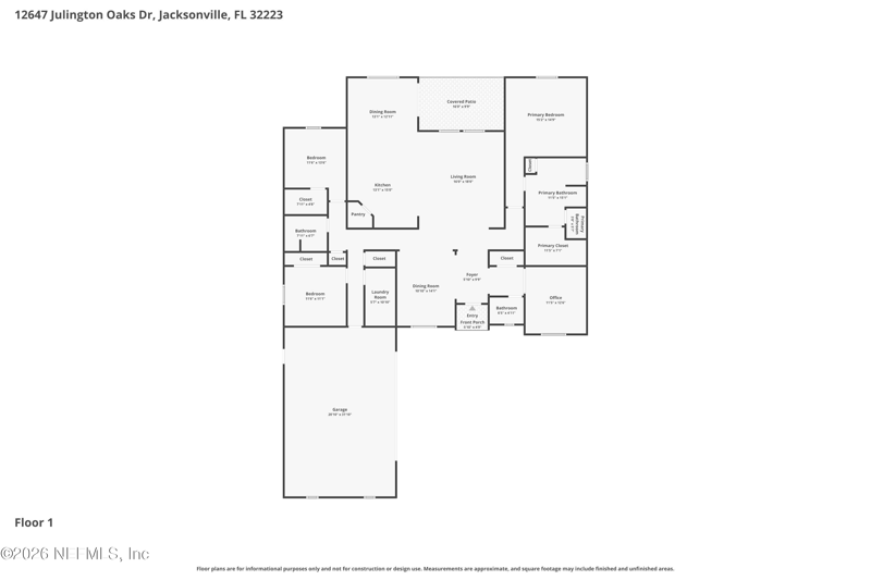 4 bedroom Single Family Residence at 12647 Julington Oaks Drive, Julington Oaks, Jacksonville — photo 2