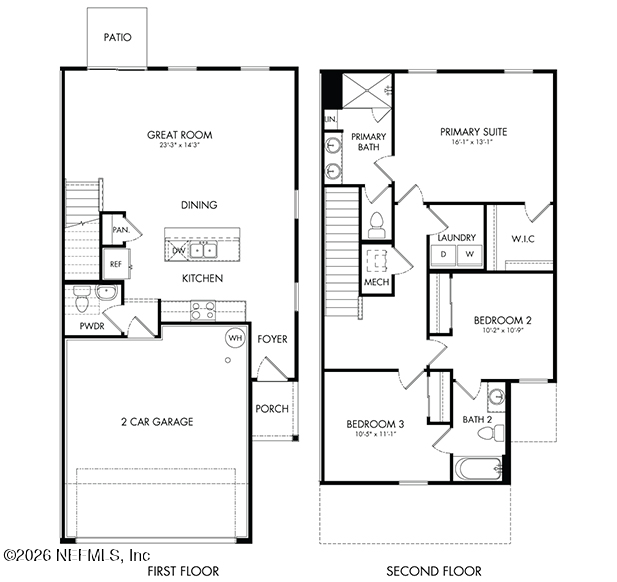 3 bedroom Townhouse at 9785 Harper Village Circle, Cypress Meadows, Jacksonville — photo 2