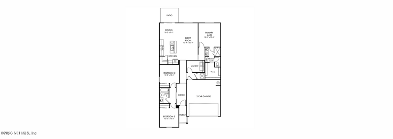 3 bedroom Single Family Residence at 7215 Emily Meadow Way, Cypress Meadows, Jacksonville — photo 2