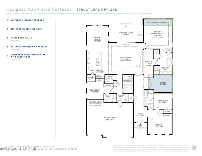 4 bedroom Single Family Residence at 1006 Pantano Drive, Madeira, St. Augustine — photo 4