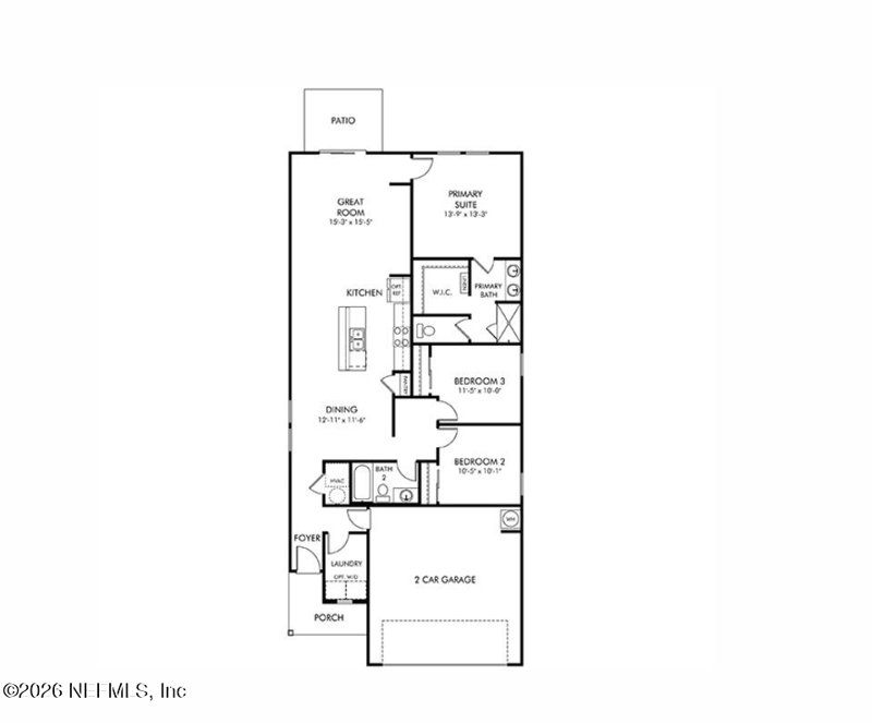 3 bedroom Single Family Residence at 9446 Ella Point Drive, Cypress Meadows, Jacksonville — photo 2