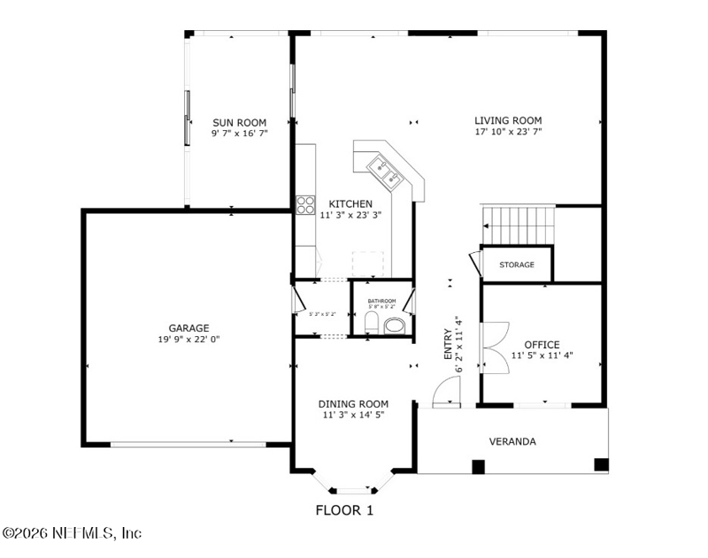 3 bedroom Single Family Residence at 3681 Lightview Lane, Dames Point Cove, Jacksonville — photo 4