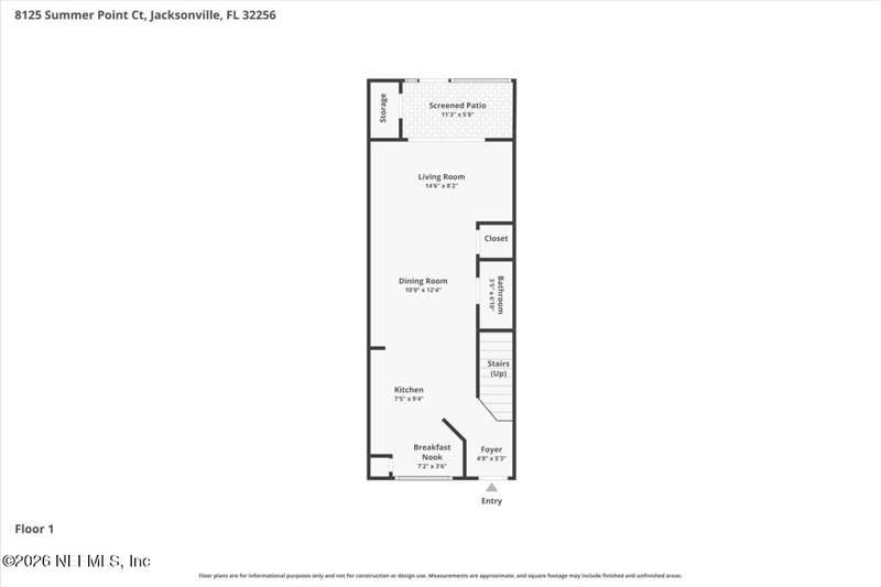 2 bedroom Townhouse at 8125 Summer Point Court, Summerfield, Jacksonville — photo 4