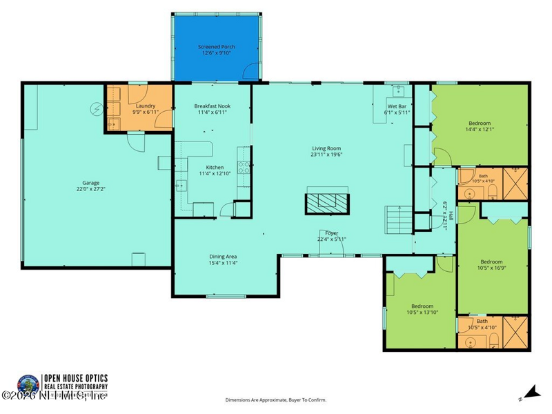 4 bedroom Single Family Residence at 4237 Stratford Way, Hidden Hills, Jacksonville — photo 2