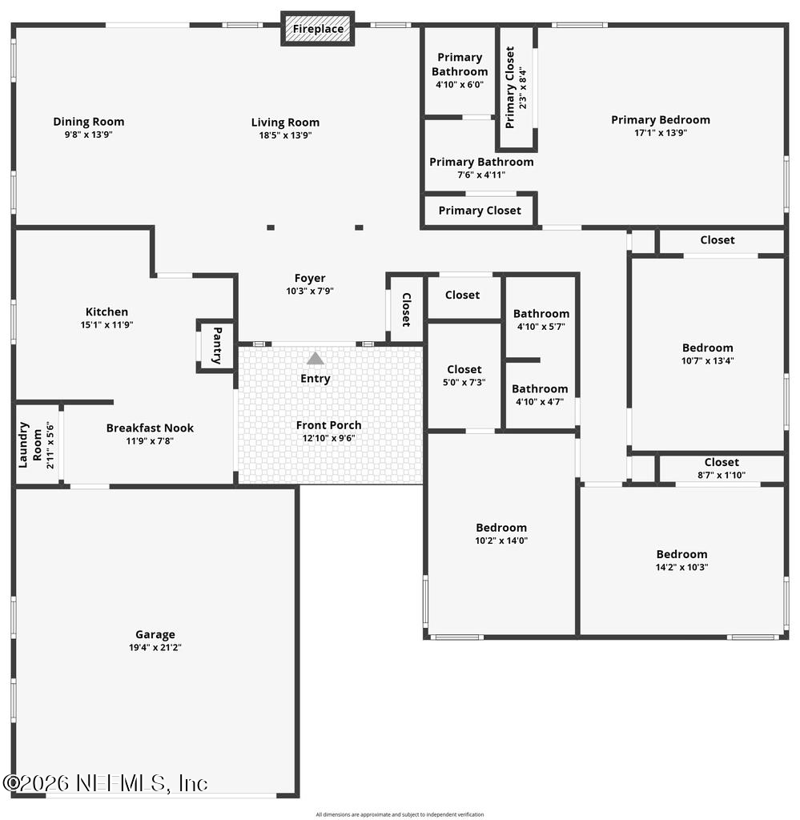 4 bedroom Single Family Residence at 4340 Springmoor Drive, Hidden Hills, Jacksonville — photo 3