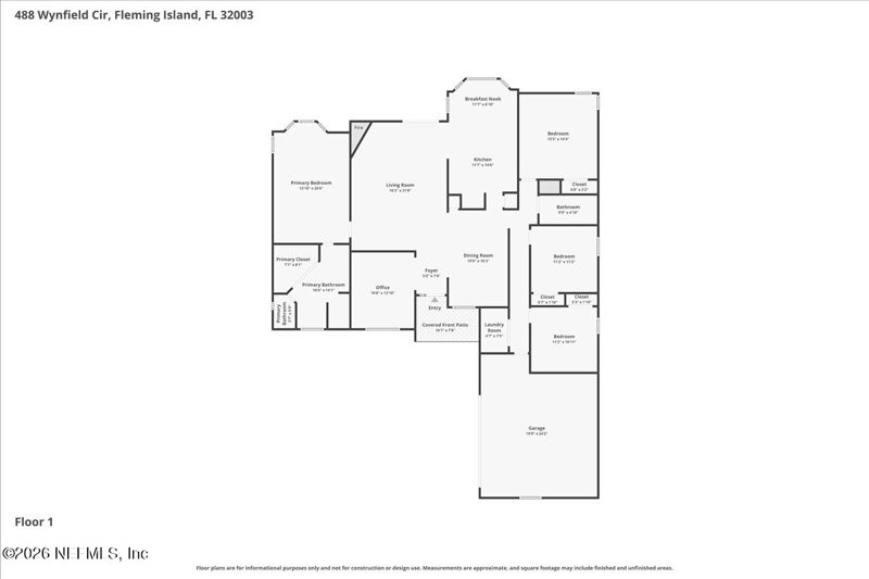 4 bedroom Single Family Residence at 488 Wynfield Circle, Wynfield, Fleming Island — photo 2