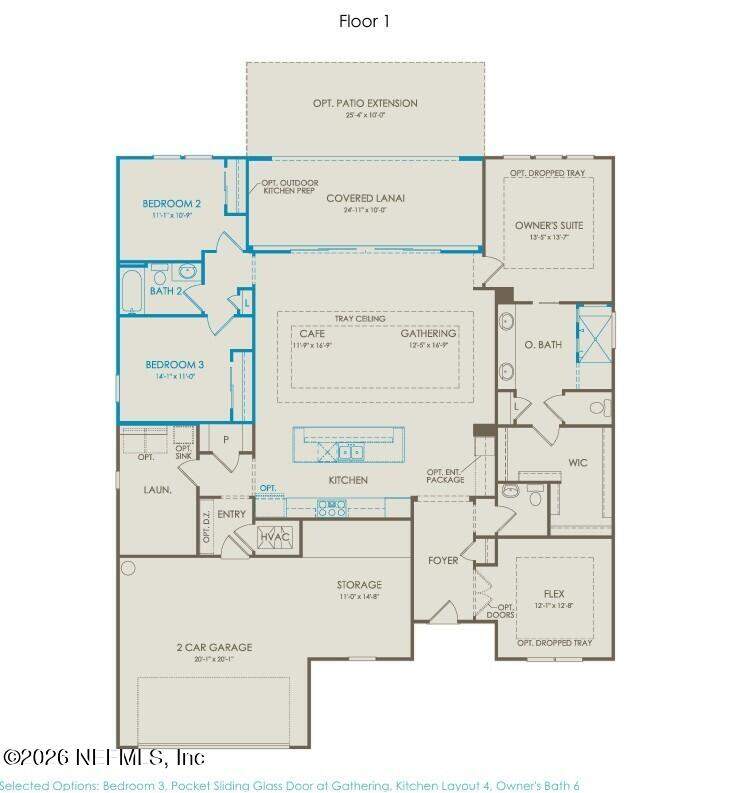 3 bedroom Single Family Residence at 606 Witty Banter Court, Del Webb Wildlight, Yulee — photo 4