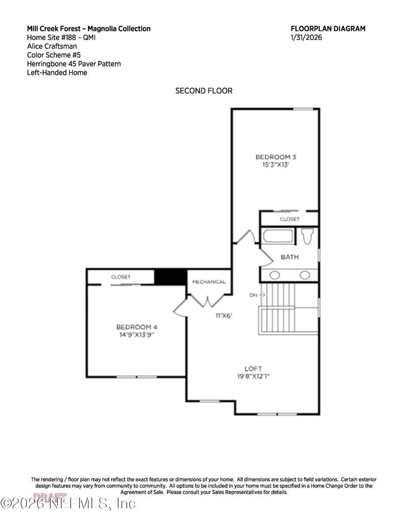 4 bedroom Single Family Residence at 210 Mason Branch Drive, Mill Creek Forest, St. Johns — photo 3