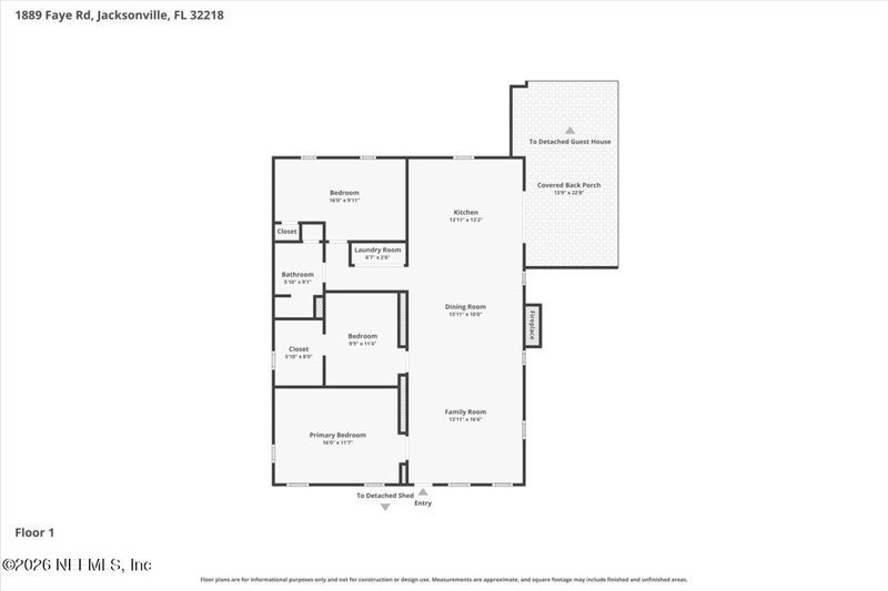 4 bedroom Single Family Residence at 1889 Faye Road, Eastport Small Farms, Jacksonville — photo 4