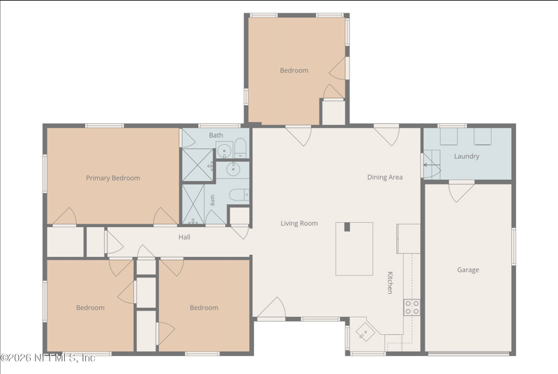 4 bedroom Single Family Residence at 2959 Charme Drive, Arlington Hills, Jacksonville — photo 2