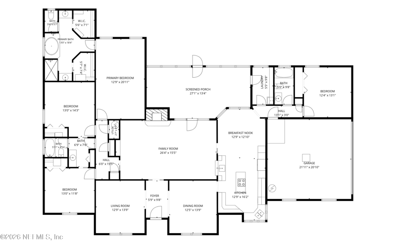 4 bedroom Single Family Residence at 2532 Wrightson Drive, Wrightson, Jacksonville — photo 2