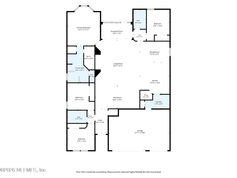 4 bedroom Single Family Residence at 709 Kings College Drive, Aberdeen, St. Johns — photo 2