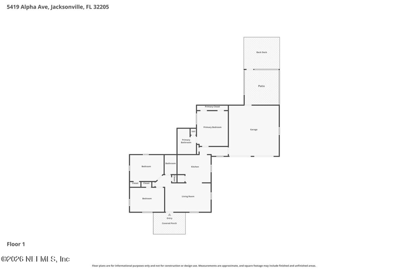 3 bedroom Single Family Residence at 5419 Alpha Avenue, Seminole Gardens, Jacksonville — photo 2