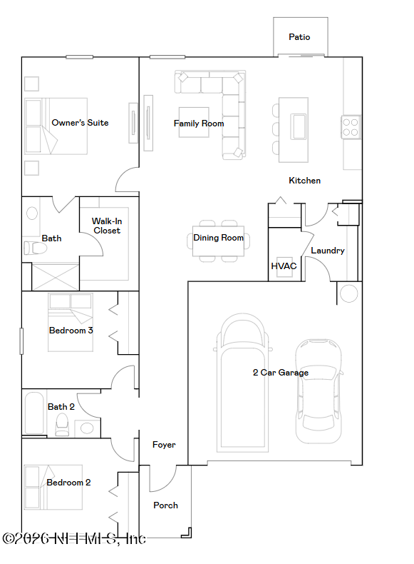 3 bedroom Single Family Residence at 6203 Rein Avenue, Saddle Oaks, Jacksonville — photo 3