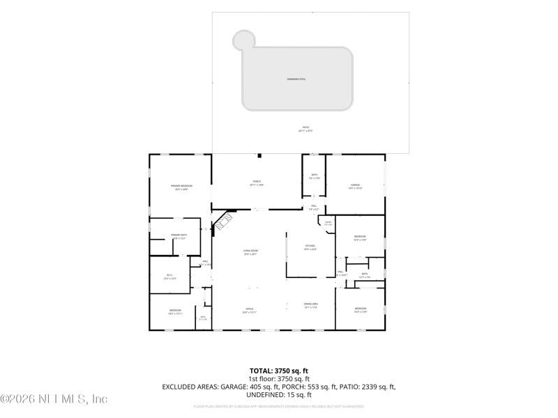 4 bedroom Single Family Residence at 5520 Muskogean Street, Indian Trace, St. Augustine — photo 3